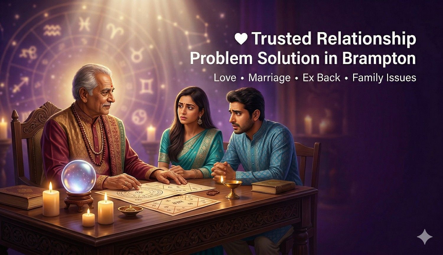 Relationship Problem Solution in Brampton, Relationship astrology in Brampton, ex back astrology in Brampton