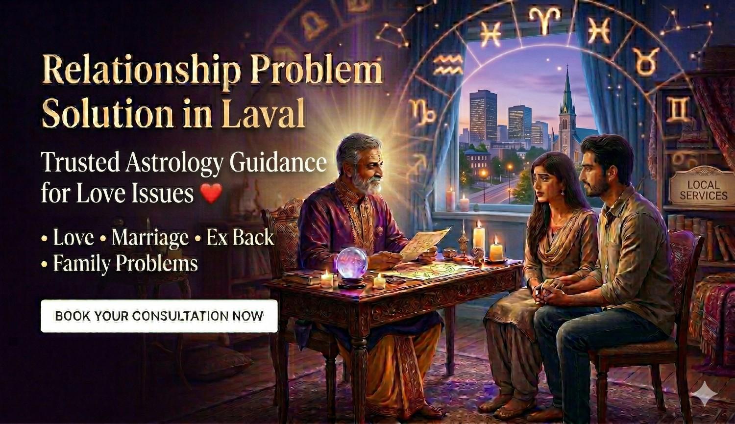 Relationship Problem Solution in Laval, Relationship astrology in Laval, ex back astrology in Laval