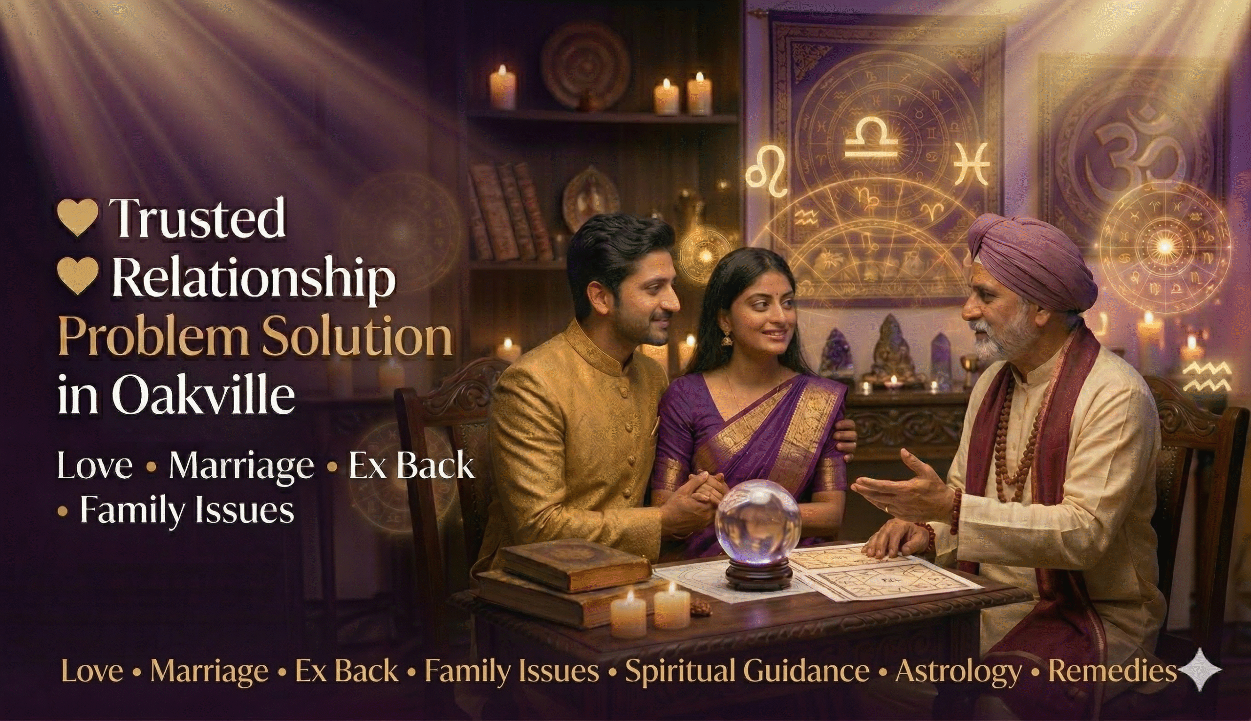 Relationship Problem Solution in Oakville, Relationship astrology in Oakville, ex-back astrology in Oakville,