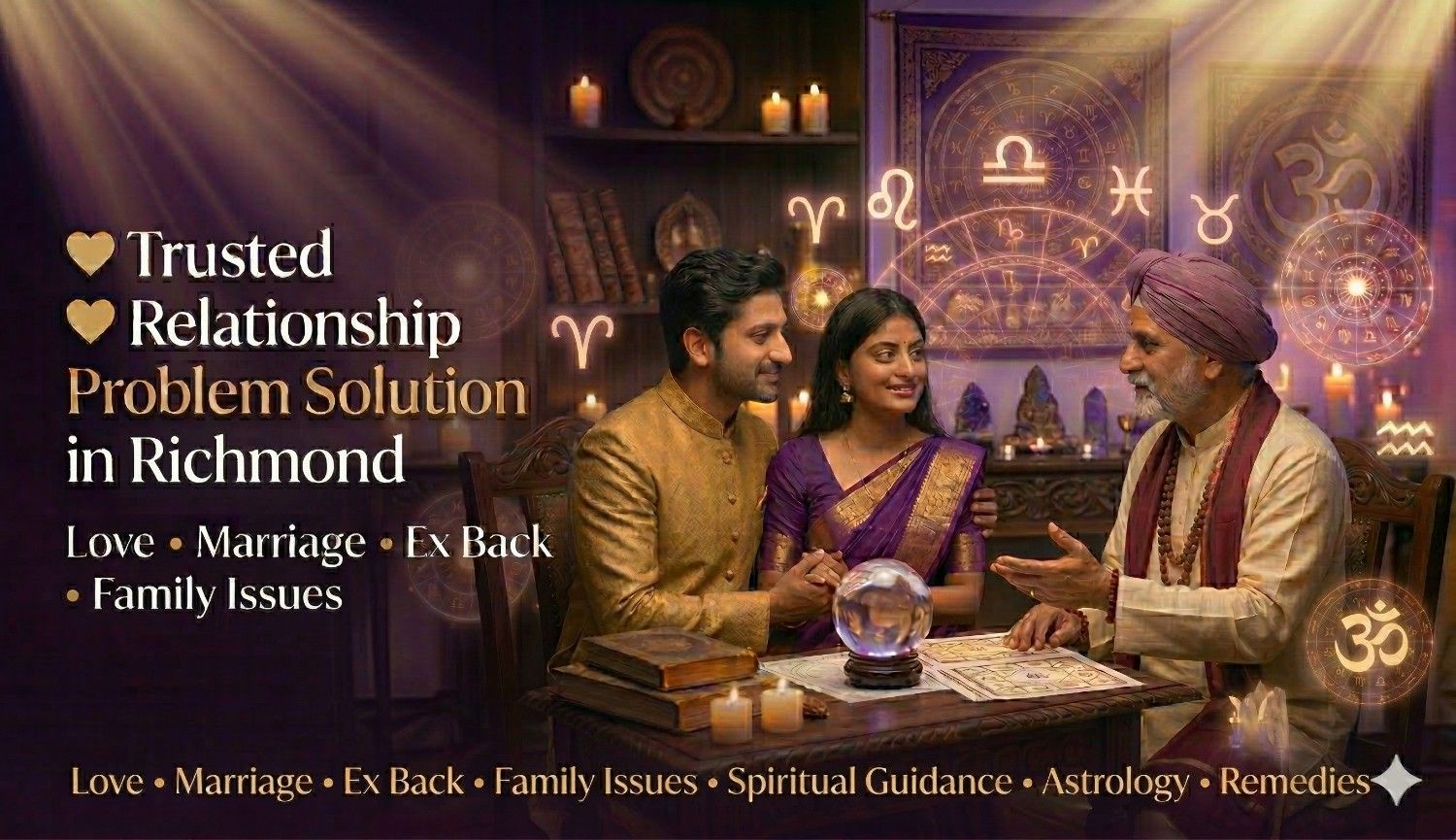 Relationship Problem Solution in Richmond, Relationship astrology in Richmond, ex-back astrology in Richmond,