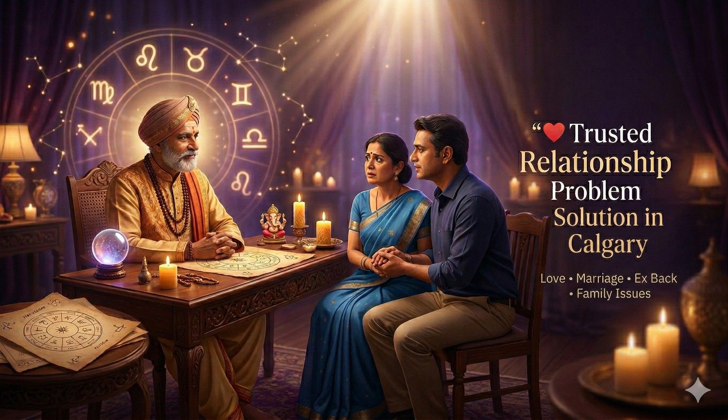 Relationship Problem Solution in Calgary, Relationship astrology in Calgary, ex back astrology in Calgary