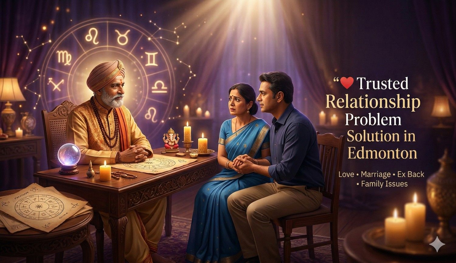 Relationship Problem Solution in Edmonton, Relationship astrology in Edmonton, ex back astrology in Edmonton