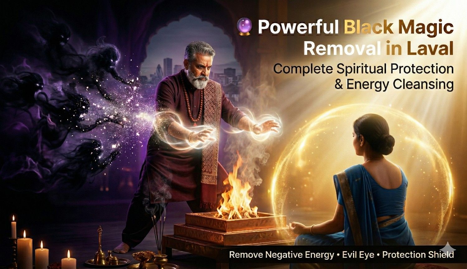 black magic removal in Laval, evil spirit removal in Laval, negative energy removal in Laval