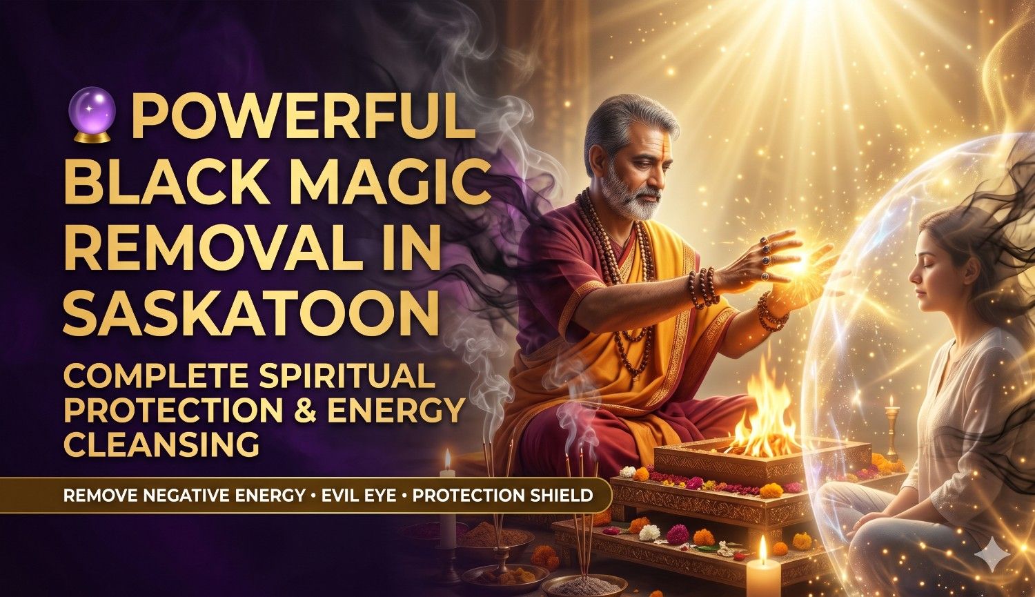 black magic removal in Saskatoon, evil spirit removal in Saskatoon, negative energy removal in Saskatoon,