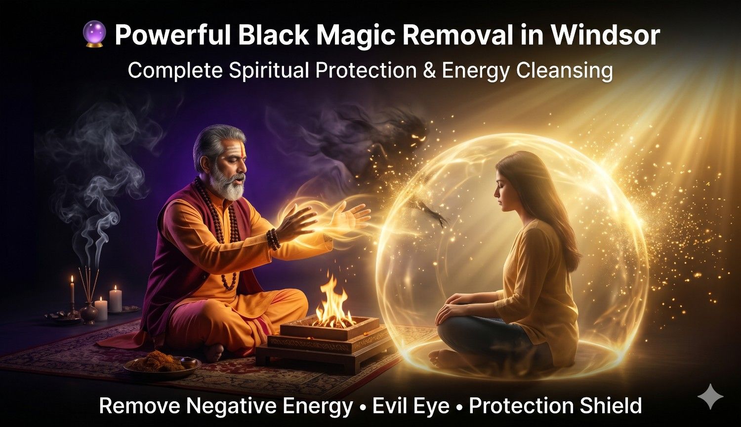 black magic removal in Windsor, evil spirit removal in Windsor, negative energy removal in Windsor